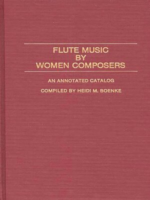 cover image of Flute Music by Women Composers